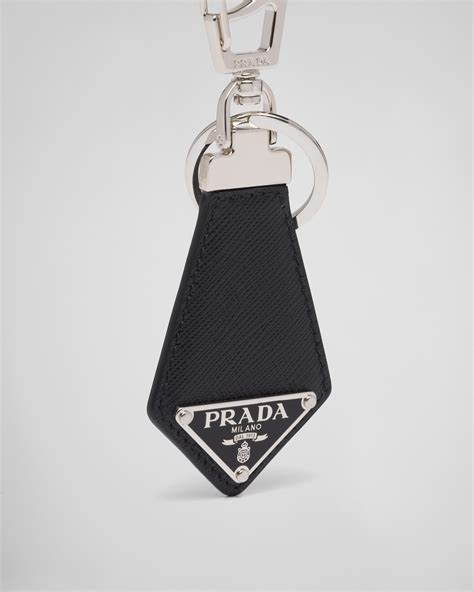 Prada Black Saffiano Leather Keychain Review 